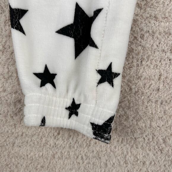 Angel Dear Girls Jumpsuit 12-18M White Black Star Print Cotton Blend‎ Romper - Picture 5 of 7